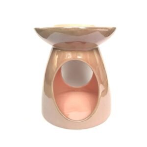 Pink Pearl Ceramic Oil Burner -  Wax Melt Burner, Home Decor, Home Living, Candle Warmers, Wax Warmer, Homeware, Essential Oils, Calming