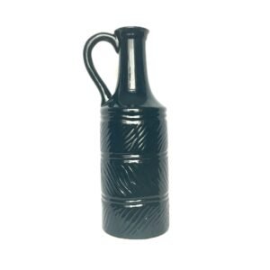 Midnight Blue Ceramic Bottle Vase - Home Decor, Flower Arranging, Decorative Jug, Homeware, Flowers,Decorative Bottle,Dark Blue Vase Bottle