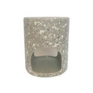 Grey Speckled Ceramic Oil Burner -  Wax Melt Burner, Home Decor, Home Living, Candle Warmers, Wax Warmer, Homeware, Essential Oils, Calming