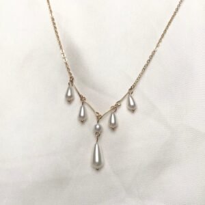 Faux Pearl Necklace - Pearl Jewellery, Accessories, Classic Necklace, Bead Necklace, Classy Necklace, Cute Necklace, Fashion Jewellery