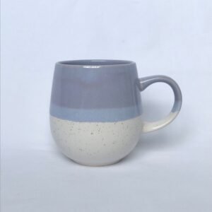 Large Blue Striped Mug - Coffee Cup, Gifts For Her, Herbal Tea Cup, Baby Blue Mug, Cream Mug, Stripy Mug, Stripes, Blue & White, Fathers Day