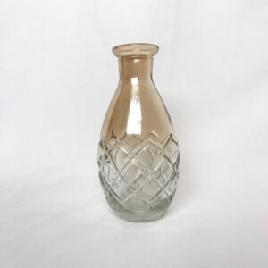 Small Amber Ombre Bud Vase - Ombre Vase, Orange Vase, OpaqueVase, Small Bud Vase, Decorative Bottle, Homeware, Flowers, Home Decor