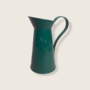 Metal Green Butterfly Jug - Botanical Jug, Deep Green Vase, Metal Jug, Flower Arranging, Decorative Jug, Homeware, Flowers,Home Decor