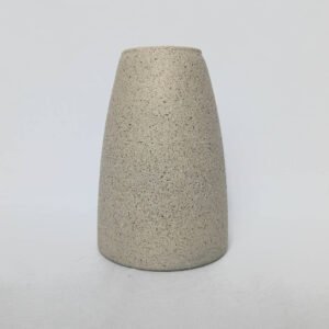 Speckled Cream Painted Glass Vase - Speckled Vase, Cream Vase, Flower Arranging, Decorative Vase, Neutral Homeware, Flowers, Home Decor