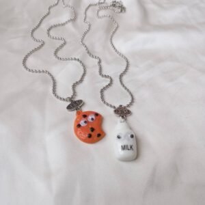 2 Piece Friendship Necklace Set - Bestie Necklace, Matching Necklaces, 2 Best Friends Necklace, Novelty Friendship Necklace Set, Funny Gift
