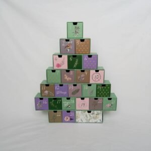 Christmas Countdown Advent Calender - Personalisable Advent Calendar, Xmas Decor,Xmas Decoration,Christmas Decor,Shabby Chic Christmas Decor