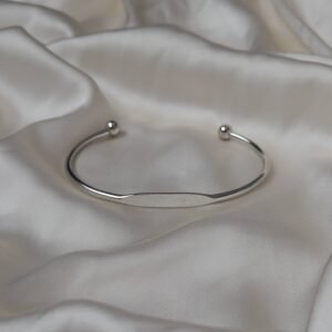 Silver Bangle Bracelet - Silver Jewellery, Silver Accessories, Silver Bangle, Bangle Jewellery, Minimal Bangle Bracelet, Gift For Her