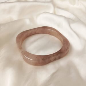 Chunky Square Baby Pink Resin Bracelet - Chunky Bracelet,Resin Bracelet,Baby Pink Bracelet,Thick Bracelet,Chunky jewellery,Resin Jewellery