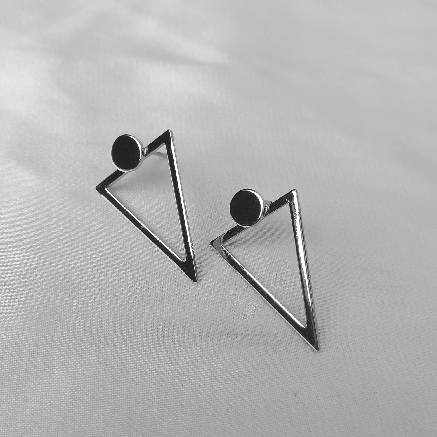 Silver earrings