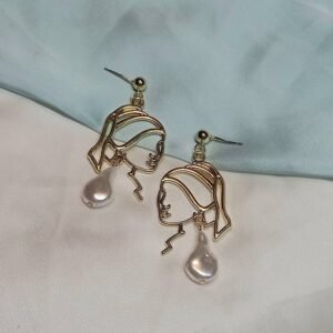 Girl With The Pearl Earring Charm Drop Earrings