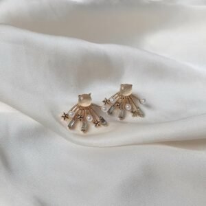 Gold Star Stud Earrings