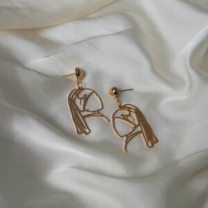 Girl with a Pearl Earring Charm Drop Earrings
