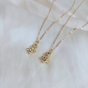 2 Piece Dinosaur Friendship Necklace Set - Bestie Necklace,Matching Necklaces,2 Best Friends Necklace,Novelty Friendship Necklace Set,Gift