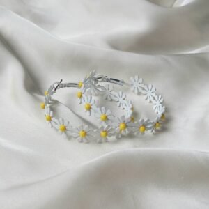 Daisy Hoop Earrings