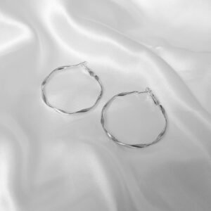 Silver Hoop Earrings