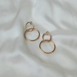 Gold Double Hoop Earrings