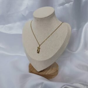 Gold Body Figure Chain Necklace -Gold Necklaces In The UK,Body Necklace,Gold Body Jewellery In The UK,Small Gold Necklace,Fine Gold Necklace