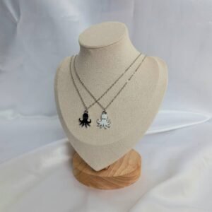 2 Piece Octopus Friendship Necklace Set - Bestie Necklace,Matching Necklaces,2 Best Friends Necklace,Novelty Friendship Necklace Set,Gift