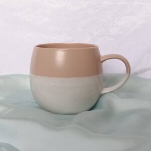 Large Pink Striped Mug - Coffee Cup,Gifts For Her,Herbal Teacup,Pastel Pink Mug,Speckled Mug,Pink Stripy Mugs,Stripes,Pink Mugs In The UK