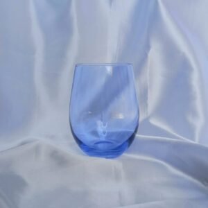Blue Glass Tumbler - Summer Glasses,Blue Glasses,Summer Glassware,Gifts For Her,Colourful Glassware,Blue Glassware In The UK,Blue Tumblers
