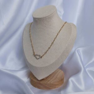 Fine Gold Heart Necklace - Small Heart Necklace,Small Gold Necklace,Fine Necklace,Gifts For Her,Necklaces In The UK,Gold Jewellery In The UK