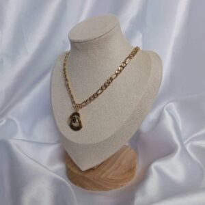 Gold Cowboy Hat Charm Necklace - Gold Necklace,Gold Jewellery,Country,Western,Gold Necklaces In The UK,Gold Cowgirl Hat Jewellery,Gold Chain