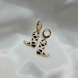 Cowboy Boot Drop Earrings